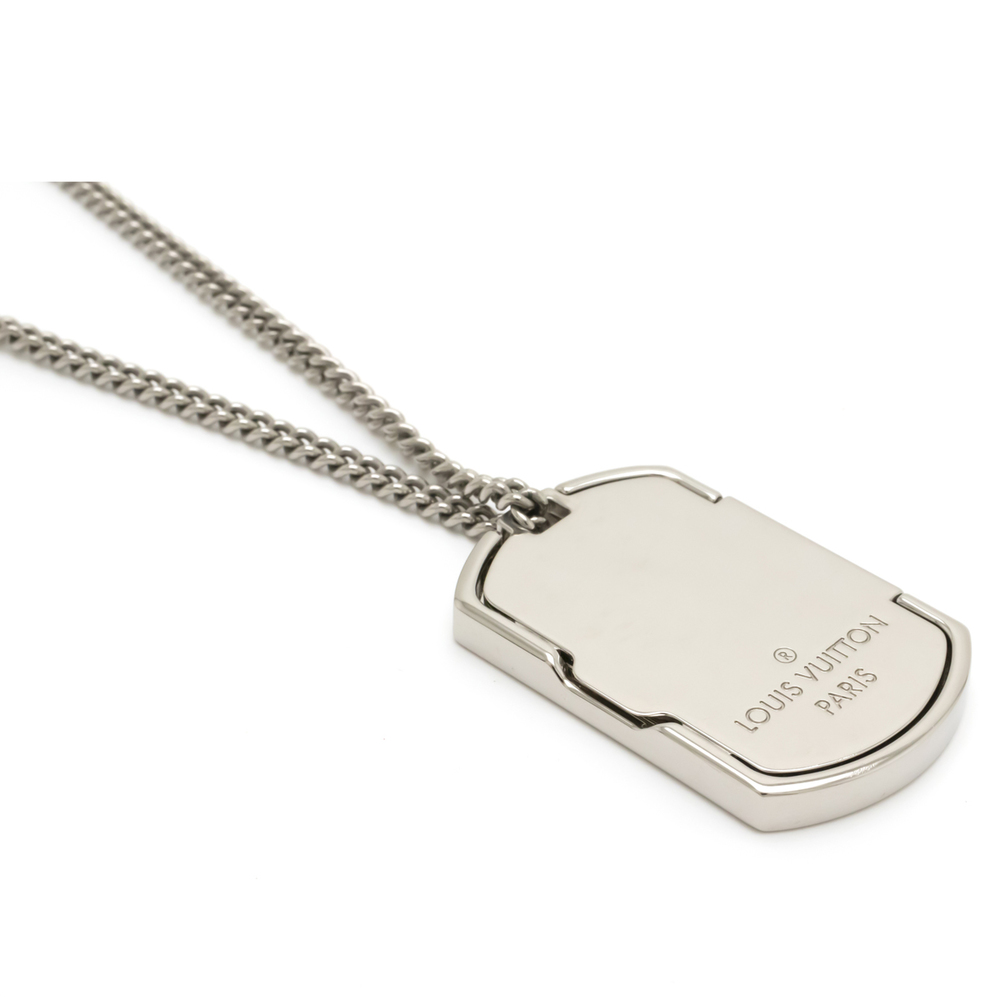 Louis Vuitton Monogram Eclipse Necklace Pendant S… - image 4